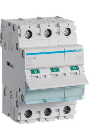 Rozłącznik izolacyjny 100A 3P Hager SBN390 - hurtownia elektryczna Amper.pl