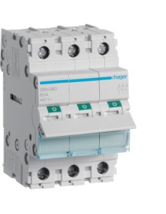 Rozłącznik izolacyjny 80A 3P Hager SBN380 - hurtownia elektryczna Amper.pl 2
