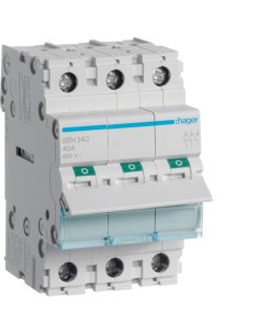 Rozłącznik izolacyjny 40A 3P Hager SBN340 - hurtownia elektryczna Amper.pl 2