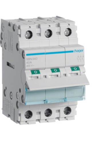 Rozłącznik izolacyjny 40A 3P Hager SBN340 - hurtownia elektryczna Amper.pl