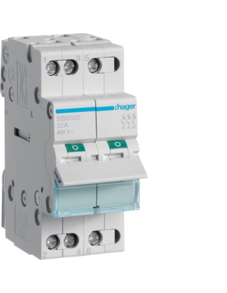 Rozłącznik izolacyjny 32A 3P Hager SBN332 - hurtownia elektryczna Amper.pl
