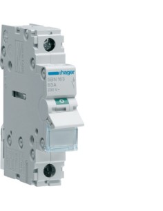 Rozłącznik izolacyjny 63A 1P Hager SBN163 - hurtownia elektryczna Amper.pl 2