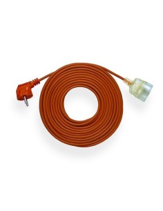 Przedłużacz ogrodowy 1G 2P 10m 2x1 pomarańczowy Elgotech PK-1010 - hurtownia elektryczna Amper.pl