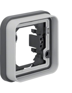 Berker W1 ramka 1-krotna IP55 szara Hager 13283505 - hurtownia elektryczna Amper.pl 2
