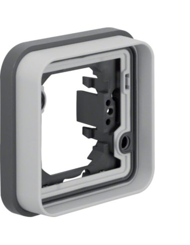 Berker W1 ramka 1-krotna IP55 szara Hager 13283505 - hurtownia elektryczna Amper.pl