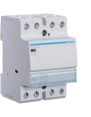 Stycznik 230V 3Z+1R/25A Hager ESC428
