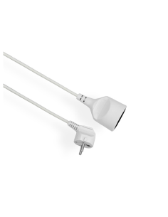 Przedłużacz jednogniazdowy 1G 2P+Z 2m z uziemieniem Elgotech EPS-102 - hurtownia elektryczna Amper.pl