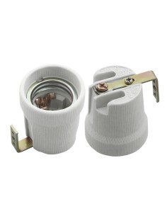 Oprawka ceramiczna HLDR-E27-F z blaszką Kanlux 02161 2