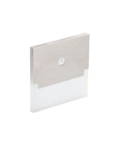 Oprawa LED 0,8W 12V SABIK PIR CW z czujnikiem ruchu aluminium szczotkowane Kanlux 27375 - hurtownia elektryczna Amper.pl