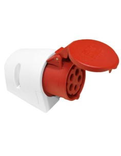 Gniazdo siłowe stałe 3P+Z+N 32A 400V IP44 PCE 125-6 - hurtownia elektryczna Amper.pl 2