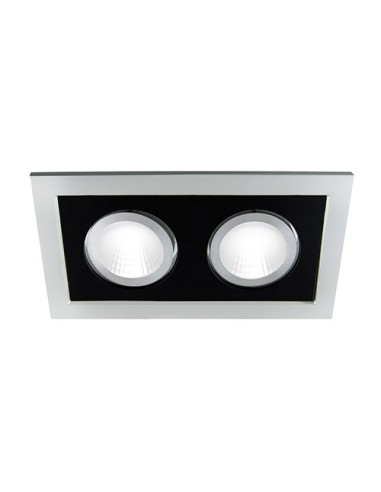 Oprawa MR16 2xGU10 BORYS L srebro czarny IDEUS STRUHM 03140 - hurtownia elektryczna Amper.pl