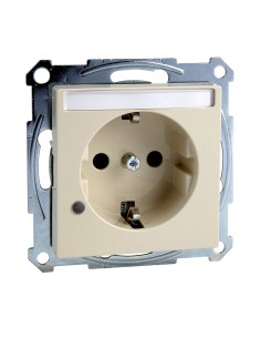 Gniazdo wtyk. SCHUKO p.opis., sygn. zał. przesł., b.śrub., K, P, Sys M Merten MTN2303-0344 Schneider 2