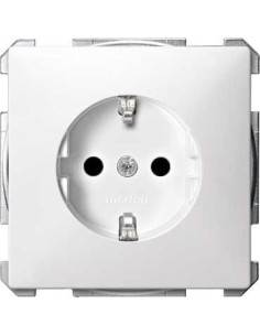 Gniazdo wtykowe SCHUKO, z przesłoną, b.śrub., B.P, Artec/Antique Merten MTN2300-4019 Schneider 2