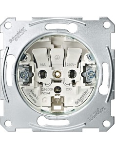 Merten, Mechanizm gniazda 2p zacisk bezśrubowy Merten MTN2000-0000 Schneider 2