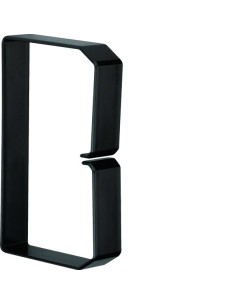 tehalit.BA6 Klamra do przewodów 80x120, czarny B801203 Hager