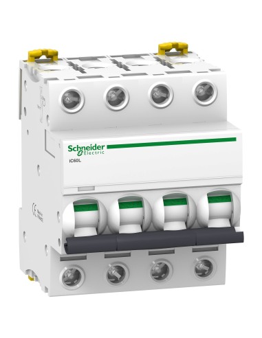 Wyłącznik nadprądowy iC60L-B16-4 B 16A 4-biegunowy Acti9 A9F93416 Schneider