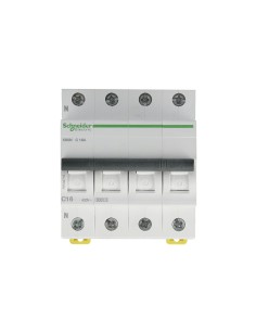 Wyłącznik nadprądowy K60N-C16-3N C 16A 3N-biegunowy Acti9 A9K02716 Schneider 2