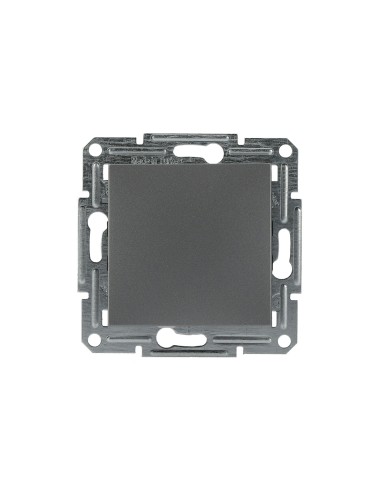 Asfora Łącznik jednobiegunowy bez ramki, stal EPH0100162 Schneider