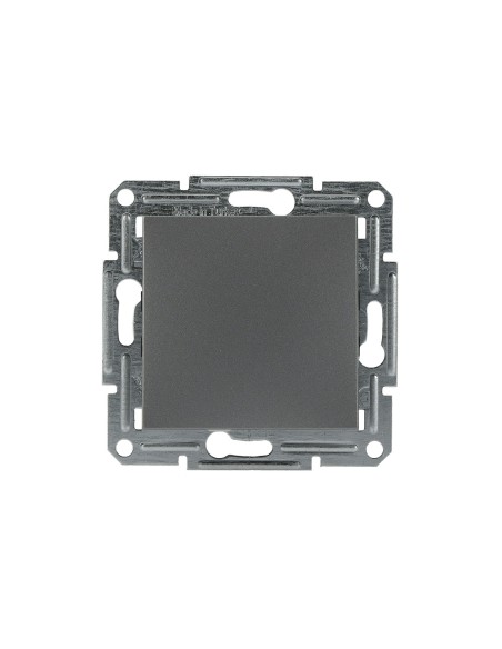 Asfora Łącznik jednobiegunowy bez ramki, stal EPH0100162 Schneider