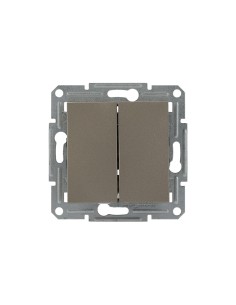 Asfora Łącznik świecznikowy bez ramki (z.śrubowe), brązowy EPH0300369 Schneider 2