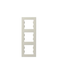 Asfora ramka 3-krotna pionowa krem EPH5810323 2