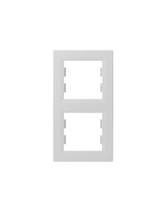 Asfora ramka 2-krotna pionowa biała EPH5810221 - hurtownia elektryczna Amper.pl 2