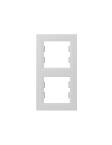 Asfora ramka 2-krotna pionowa biała EPH5810221 - hurtownia elektryczna Amper.pl