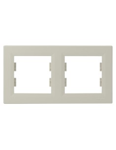 Asfora ramka 2-krotna pozioma krem EPH5800223 2