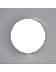 Odace Styl Ramka pojedyncza w kolorze aluminiowym S52P702E Schneider 2