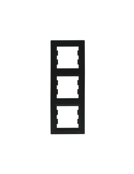 Asfora Ramka potrójna, pionowa, antracyt EPH5810371 Schneider