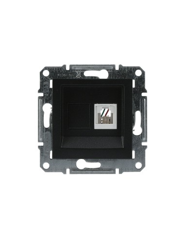 ASFORA Gniazdo telefoniczne bez ramki antracyt EPH