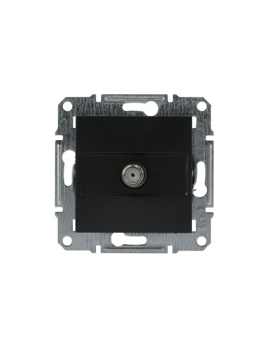 Asfora Gniazdo SAT końcowe bez ramki, antracytowe EPH3700171 Schneider