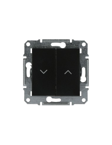 ASFORA Przycisk żaluzjowy (z. śrub.) bez ramki ant