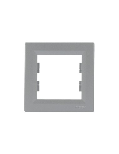 Asfora Ramka pojedyncza, pozioma, aluminium EPH5800161 Schneider