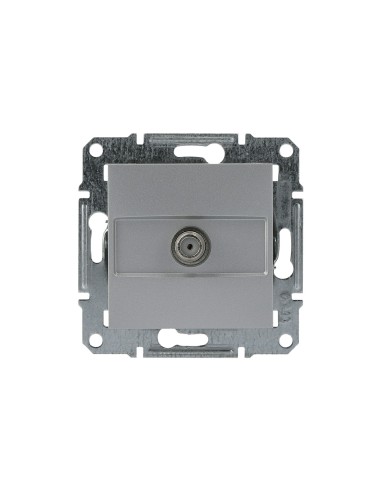 Asfora Gniazdo SAT końcowe bez ramki, aluminium EPH3700161 Schneider