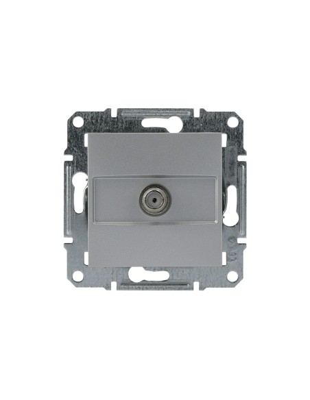 Asfora Gniazdo SAT końcowe bez ramki, aluminium EPH3700161 Schneider