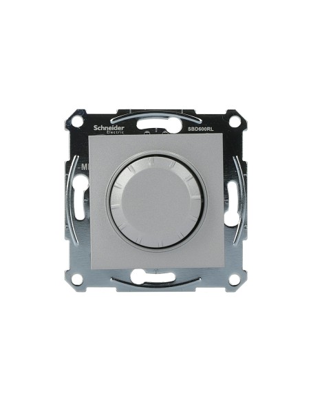 Asfora Ściemniacz RL (łacznik schod.) bez ramki, aluminium EPH6400161 Schneider