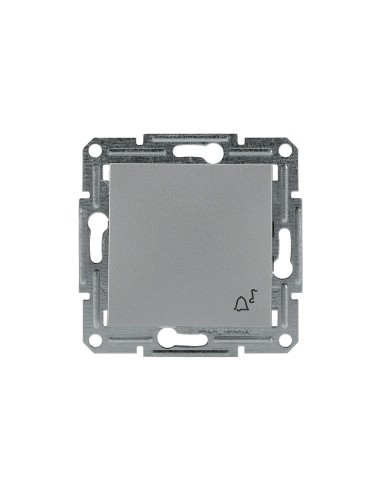 Asfora Przycisk "dzwonek" bez ramki, aluminium EPH0800161 Schneider