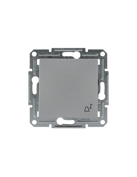 Asfora Przycisk "dzwonek" bez ramki, aluminium EPH0800161 Schneider