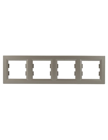 ASFORA Ramka 4-krotna pozioma brąz EPH5800469