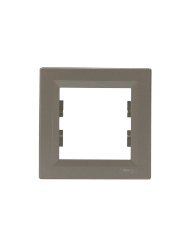 Asfora Ramka pojedyncza, pozioma, kolor brązowy EPH5800169 Schneider