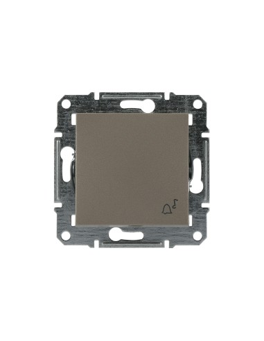 Asfora Przycisk "dzwonek" bez ramki, brązowy EPH0800169 Schneider