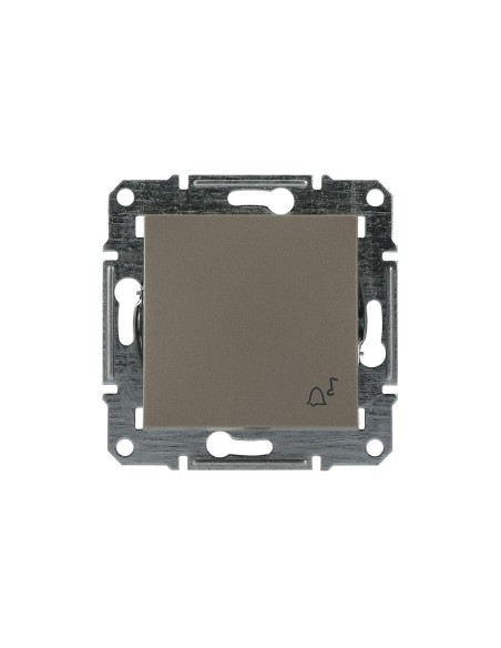 Asfora Przycisk "dzwonek" bez ramki, brązowy EPH0800169 Schneider