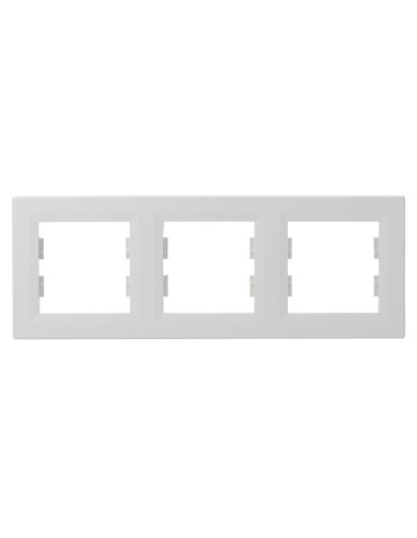 Asfora ramka 3-krotna pozioma biała EPH5800321 - hurtownia elektryczna Amper.pl