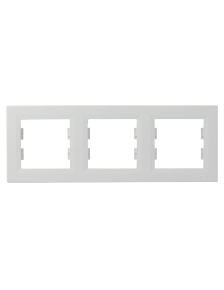 Asfora ramka 3-krotna pozioma biała EPH5800321 - hurtownia elektryczna Amper.pl