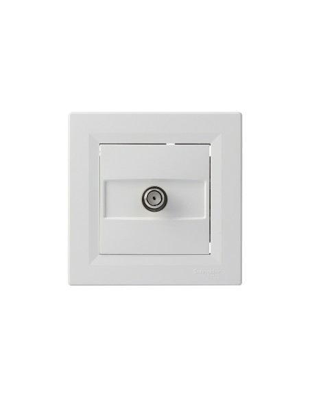 Asfora gniazdo SAT końcowe biale EPH3700121 - hurtownia elektryczna Amper.pl