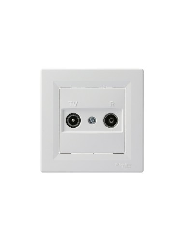 Asfora gniazdo RTV końcowe białe EPH3300121 - hurtownia elektryczna Amper.pl