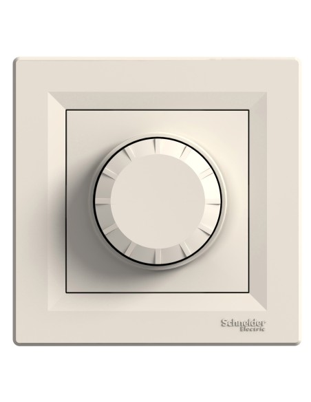 Asfora Ściemniacz z funkcją łącznika schodowego RC, kremowy EPH6600123 Schneider