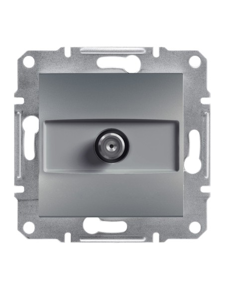 Asfora Gniazdo SAT przelotowe bez ramki, stalowe EPH3700262 Schneider