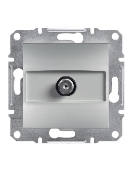 Asfora Gniazdo SAT przelotowe bez ramki, aluminium EPH3700261 Schneider